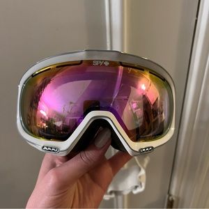 SPY Womens Mirrored Ski Goggles